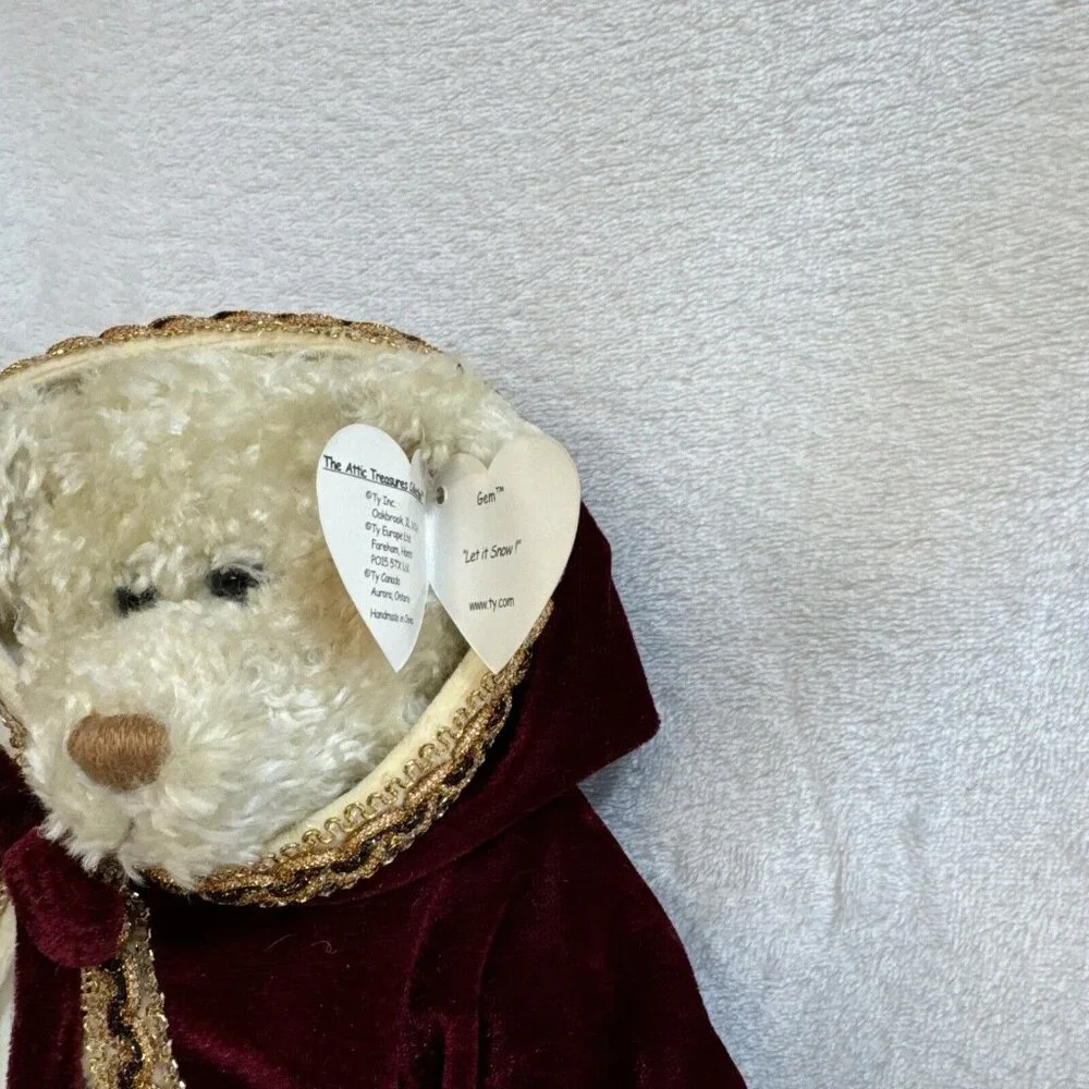 TY Attic Treasures‎ Collection Gem the Bear 1993 Retired Plush w/tag